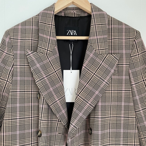 Plaid Oversized Blazer - Picture 2 of 7